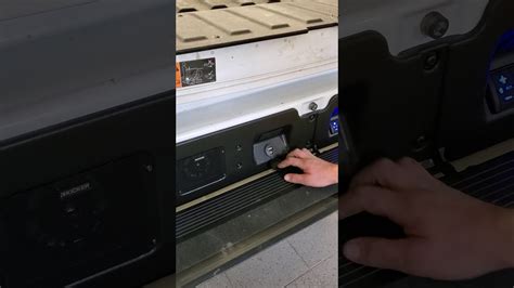Installation Of A Kicker Sound System In The Tailgate Of A Gmc Sierra
