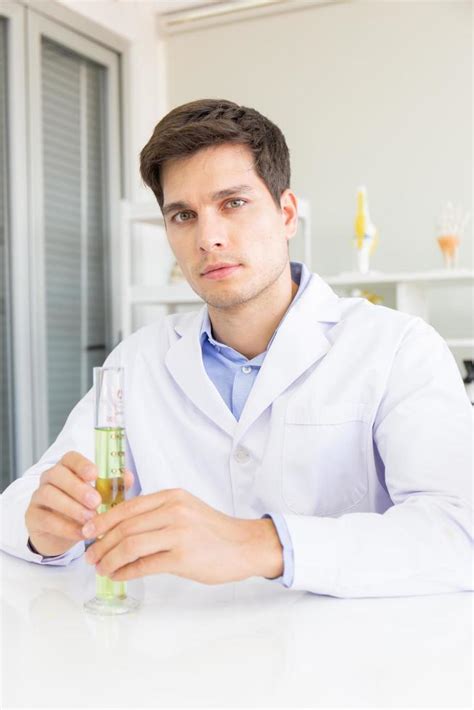 Health Researcher Researcher Working In A Biological Science Lab Male