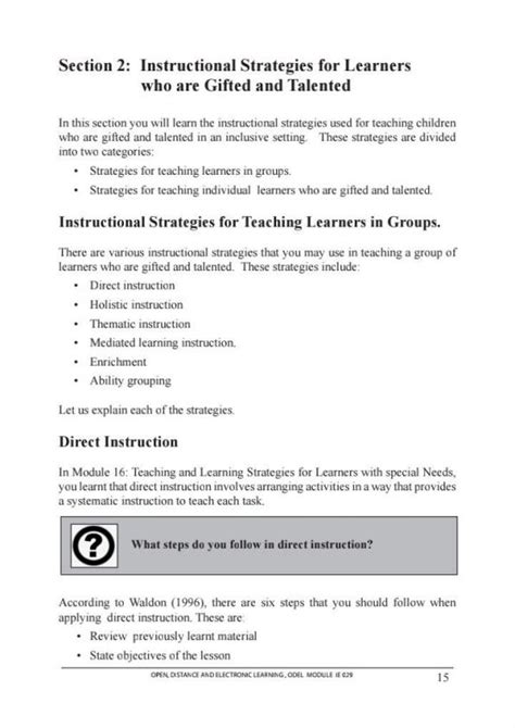 Strategies For Teaching Learners Who Are Ted And Talented 14582