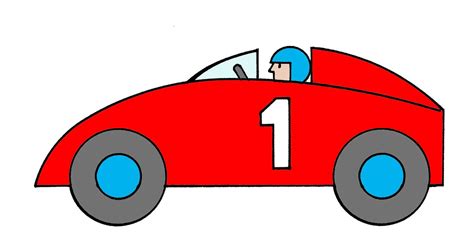 Cartoon Racing Car High Speed Fun For Everyone