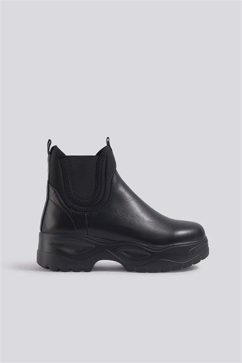 Chunky Chelsea Boots Black Na Kd