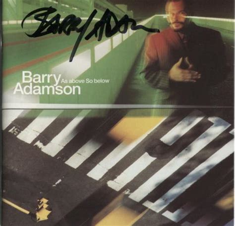 Autographed Music Photos Barry Adamson As Above So Below Cd
