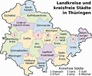 Large Thuringia Maps for Free Download and Print | High-Resolution and ...