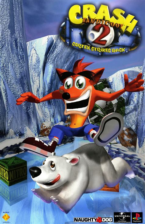 Crash Bandicoot 2 English Poster 11 X 17 By Vgtabloidposters On