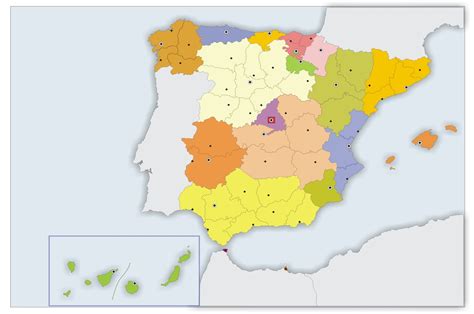 La Alacena De Las Ciencias Sociales Mapa Político De España