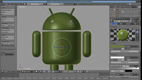 Modeling Of The Android Mascot In 3d Youtube