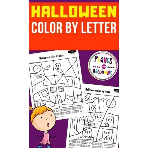 Worksheet Halloween Color By Letter Worksheet Shopee Malaysia