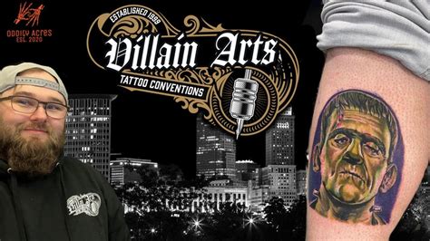 Getting Tattooed At The Villain Arts Tattoo Convention Youtube
