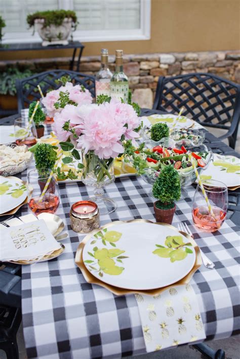 Outdoor Summer Dinner Party The Southern Style Guide