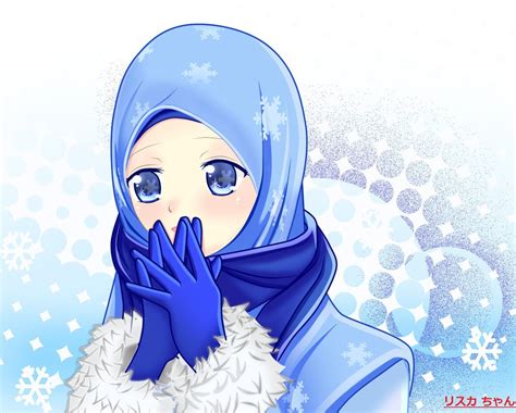 Anime Muslimah Wallpaper Wallpaperuse