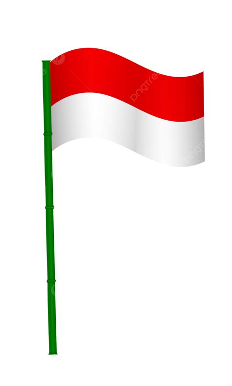 Gambar Bendera Indonesia Merah Putih Dengan Tiang Buluh Bendera Merah Dan Putih Bendera