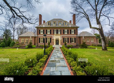 Historic House In Guilford Baltimore Maryland Stock Photo Alamy
