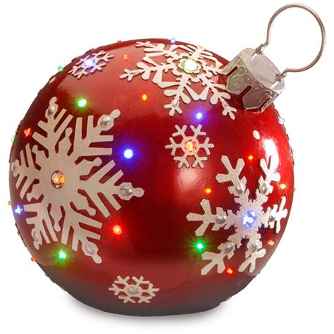 These Oversized Christmas Ornaments Make Outdoor Decorations Stylish Again