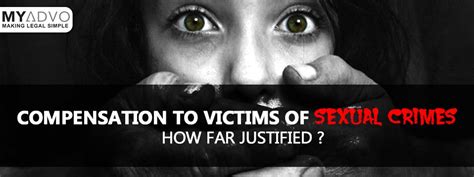know more about compensation for sexual crimes