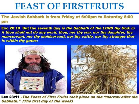 Ppt The Feast Of First Fruits Powerpoint Presentation Free Download