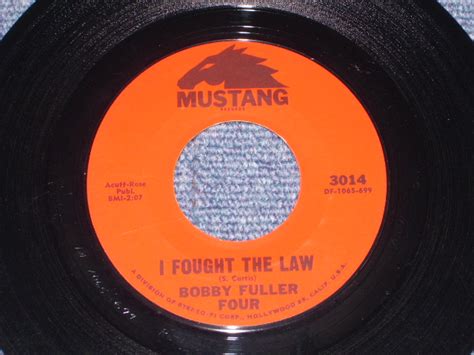 Bobby Fuller Four I Fought The Law 1966 Us Original 7single With