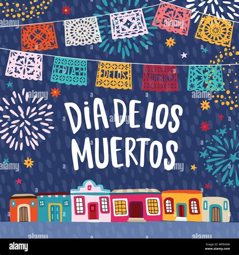 Dia De Los Muertos Mexican Day Of The Dead Greeting Card Invitation