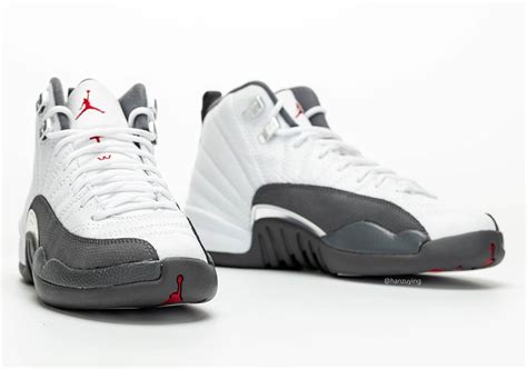 Air Jordan 12 White Dark Grey Release Date