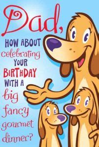 Bring on the funny jokes and sweet sentiments with these son. 56 Cute Birthday Cards for Dad | KittyBabyLove.com