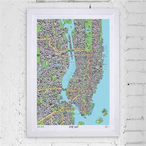 20 Best New York Subway Map Wall Art