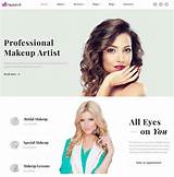 Free Makeup Artist Website Template Images