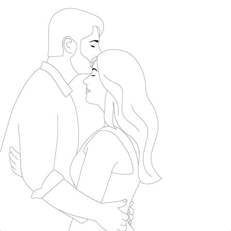 Discover More Than 77 Couple Kissing Sketch Images Latest Vn