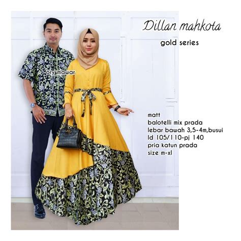 Cara Kombinasi Baju Sarimbit Polos Yang Keren Dan Stylish Gamis