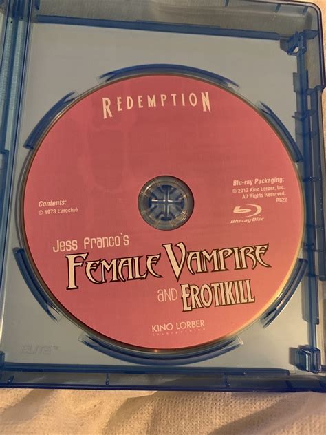 Female Vampire Erotikill Blu Ray Jess Franco Redemption Kino RARE EBay