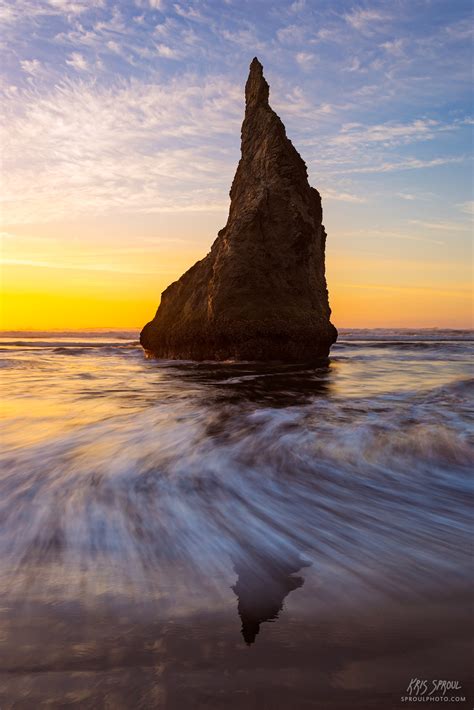 Wizards Sunset Bandon Oregon Kris Sproul Photography