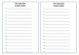 Over 100,000 free trivia questions & answers with printable quizzes. Logo Quiz | Teaching Resources