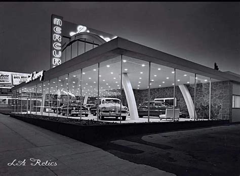 The Showroom Of Berl Berry Lincoln Mercury Designed By Architect Louis