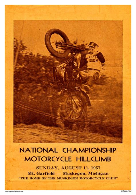 Vintage Reproduction Racing Poster 1957 National Championship Etsy