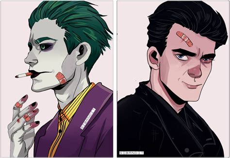 Joker And Bruce Wayne By Sibandit Joker Comic Batman Vs Joker Bruce