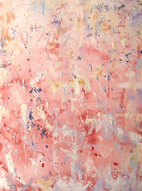 Candy Pink Abstract Abstract Painting Art Painting