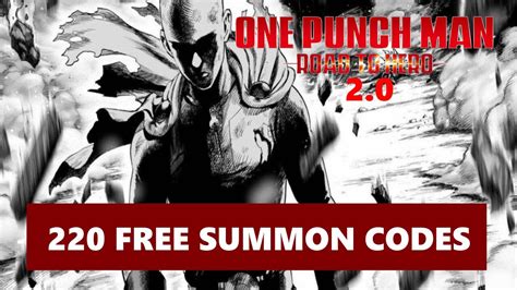 In this post you will find the list of active roblox one punch reborn codes (december 2020). 220 FREE SUMMONS REEDEM CODES? | ONE PUNCH MAN: ROAD TO ...