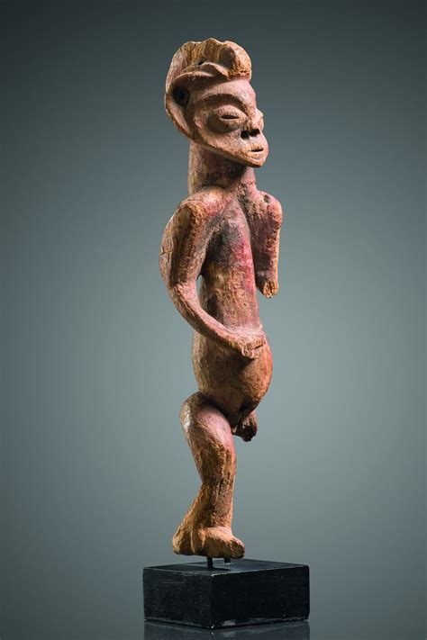 Standing Figure D R Congo Mbala African Sculptures Central African