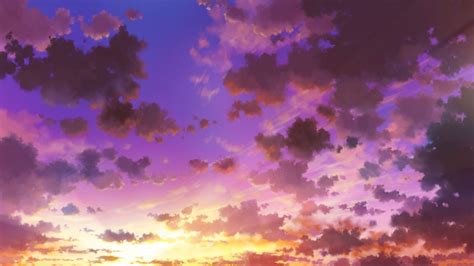 Purple Anime Sky Wallpapers Top Free Purple Anime Sky Backgrounds