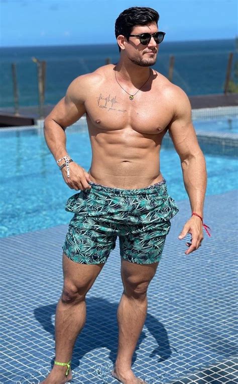 muscle men bulge bart hot guys swim trunk character design speedo swimwear model underwear