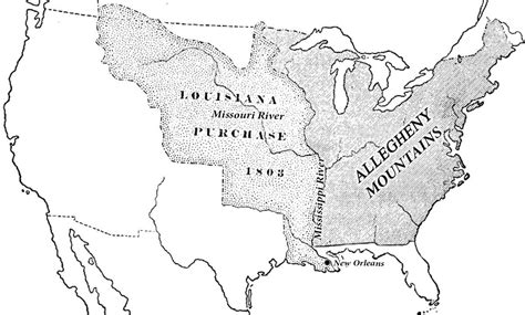 Louisiana Purchase Map Before And After