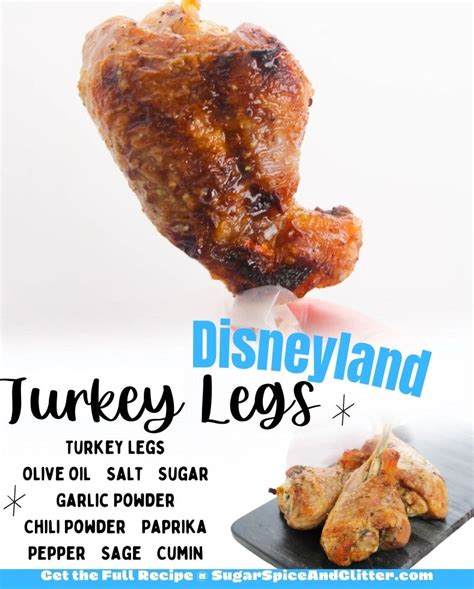 Copycat Disneyland Turkey Legs No Smoker Needed With Video Sugar