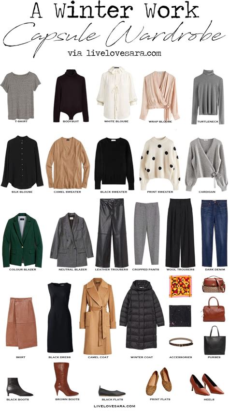 How To Build A Winter Work Capsule Wardrobe Fashion Capsule Wardrobe