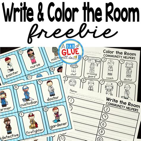 What is community helper lesson? Free Printables | Community helpers writing, Community ...