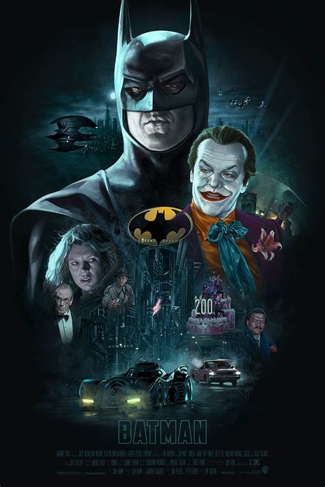Batman 1989 Poster By Ruiz Burgos Batman