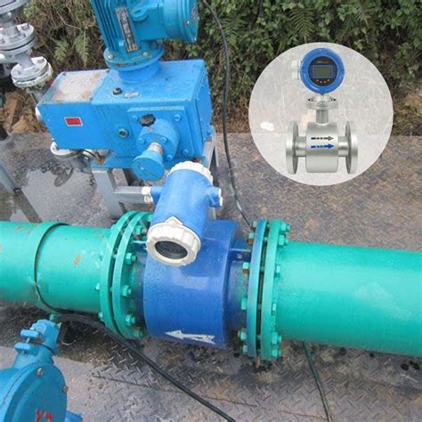 Shanghai Gn Dn Rubber Lining Electromagnetic Flowmeter Slurry Flow Transmitter China Flow