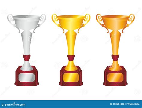 Sports Award The Cup For The Victory Stock Illustration Illustration