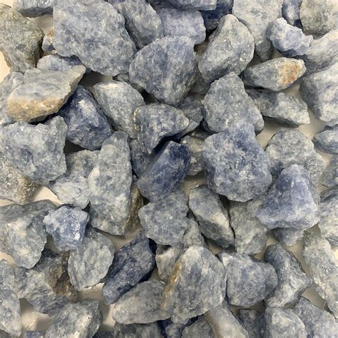 Wirejewelry 11 Lbs Of Bulk Rough Blue Calcite Stone Large Natural