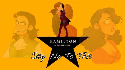 Say No To This Hamilton LYRICS KARAOKE YouTube