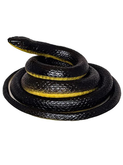 Detailed Useful Large Realistic Rubber Fake Snakes Pranks Soft Touch