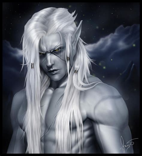 Irritance By Sorrow Forge On DeviantArt Drow Male Snow Elf Icewind