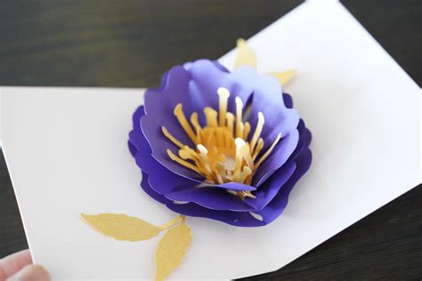 Cricut Pop Up Flower Card